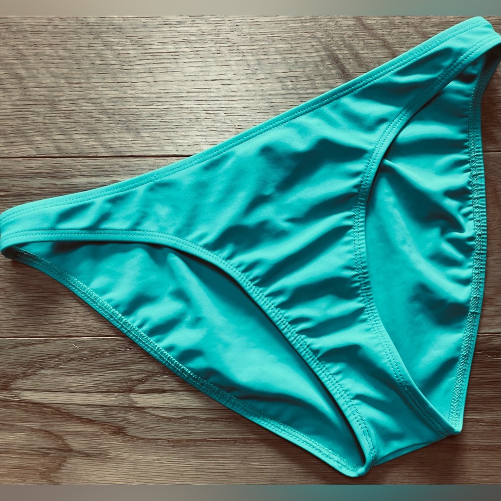 Body Glove Bikini Bottoms Large Sea Foam Green Blue Surfside Pool Beach